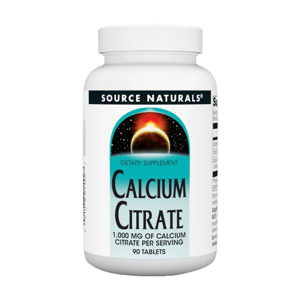 Кальцій цитрат Source Naturals Calcium Citrate, 1000 мг, 90 таблеток